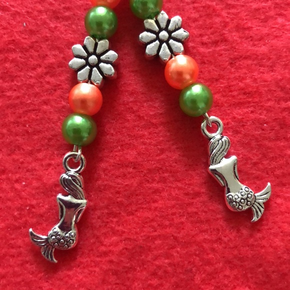 “Shoulder Drop” Beaded Dangle Earrings. Handmade by A Charmed Life - Picture 3 of 7